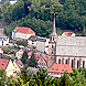 Blick vom Haus Sabine auf die Feste Kulmbach